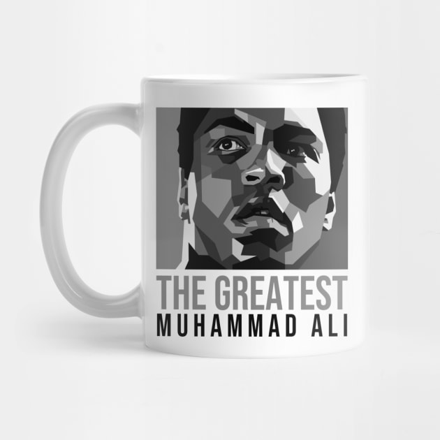 The Greatest Muhammad Ali Grayscale by mursyidinejad